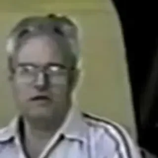 Barry Palmer beside the Explorer 20 prototype hull, 1995